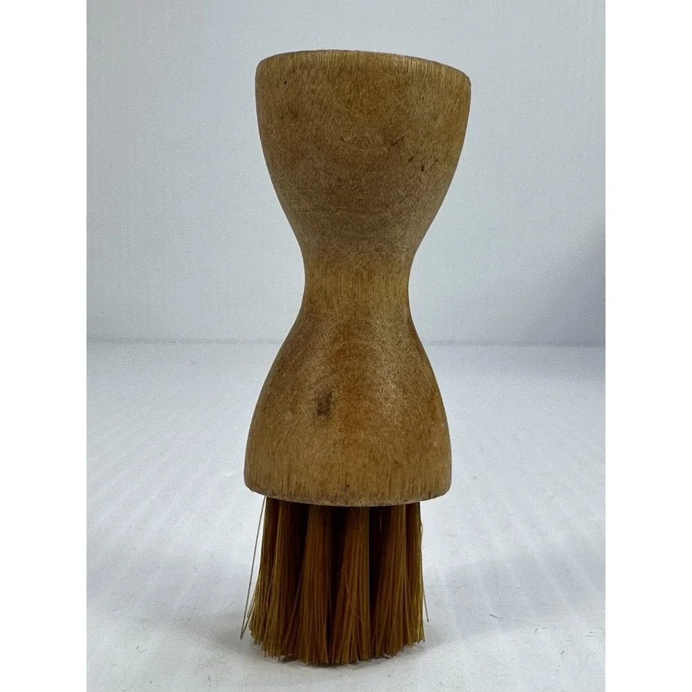 Vintage Sterilized Cavalier Dauber Brush Sterilized‎ Pure Bristles Wood Handle
